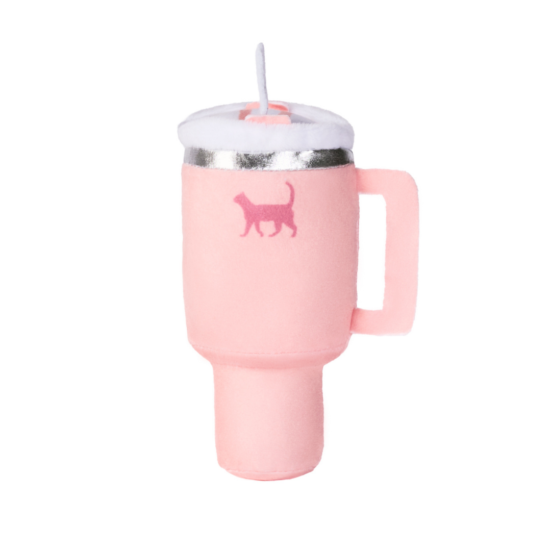 Kitty Cup Cat Tumbler Toy with Catnip & Crinkle Paper