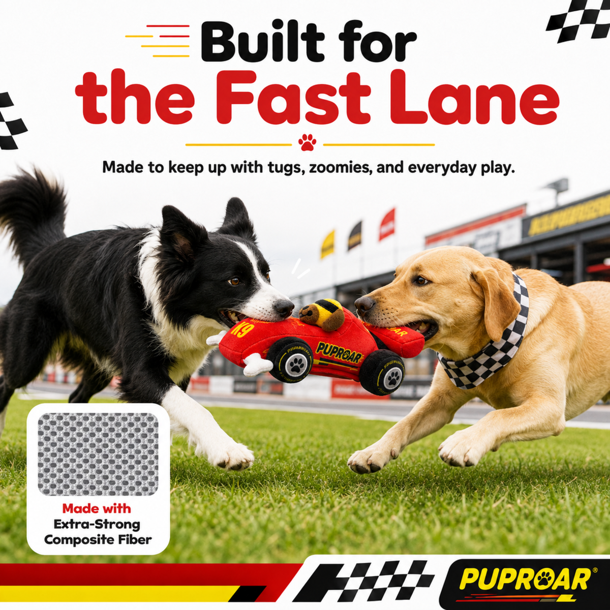 Puppy Prix Open Wheel Race Car