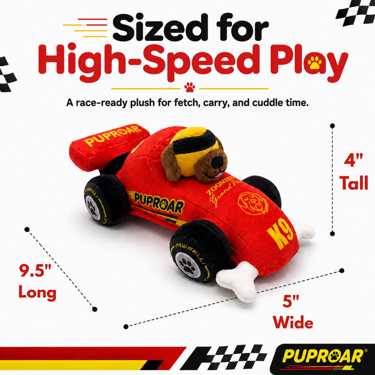 Puppy Prix Open Wheel Race Car